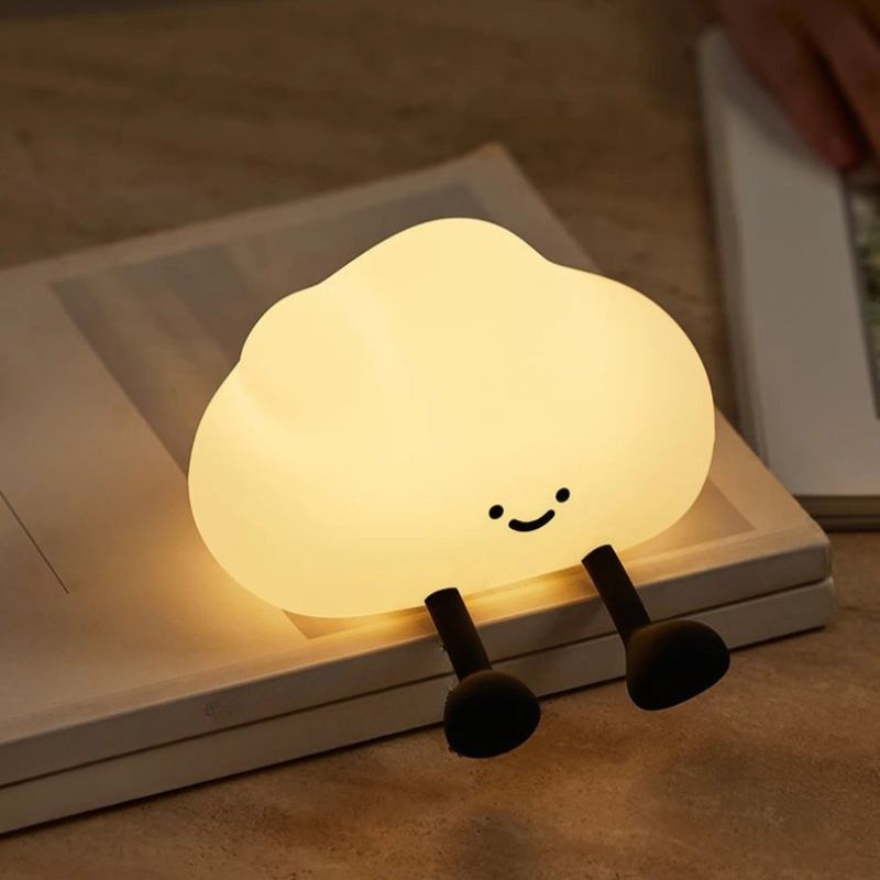 Veilleuse nuage en silicone rechargeable