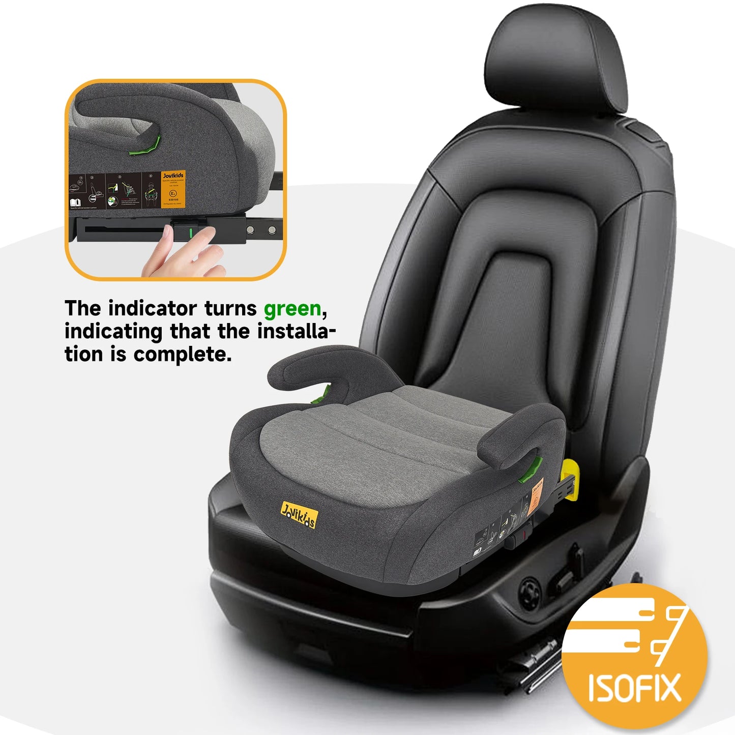 Rehausseur de siège auto portable pour bébé 125-150 cm
