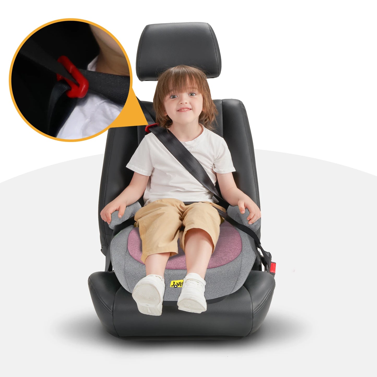 Rehausseur de siège auto portable pour bébé 125-150 cm