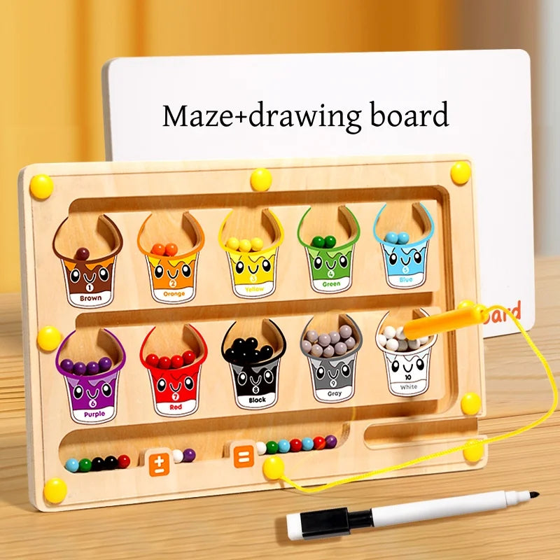 Jeux de Labyrinthe Magnétique Sensoriel Montessori