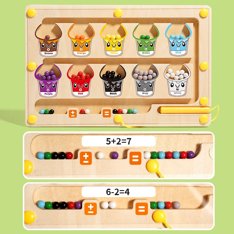 Jeux de Labyrinthe Magnétique Sensoriel Montessori