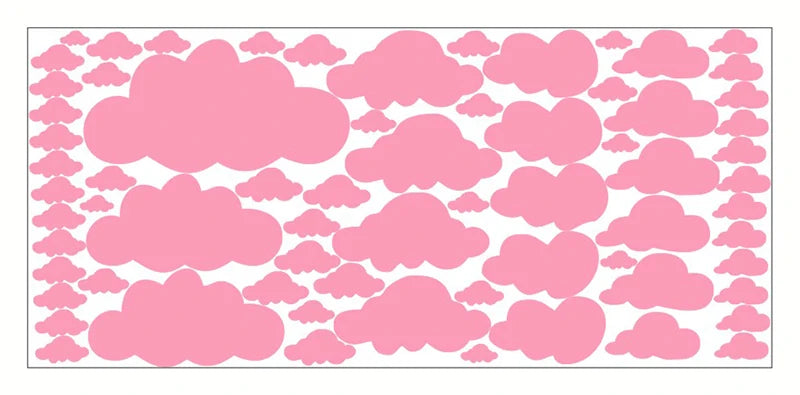 Autocollants muraux à motif nuage
