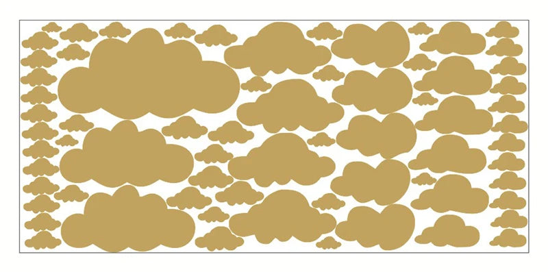 Autocollants muraux à motif nuage