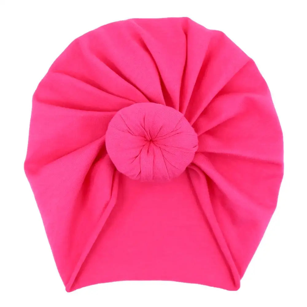 Bonnet turban donuts en coton