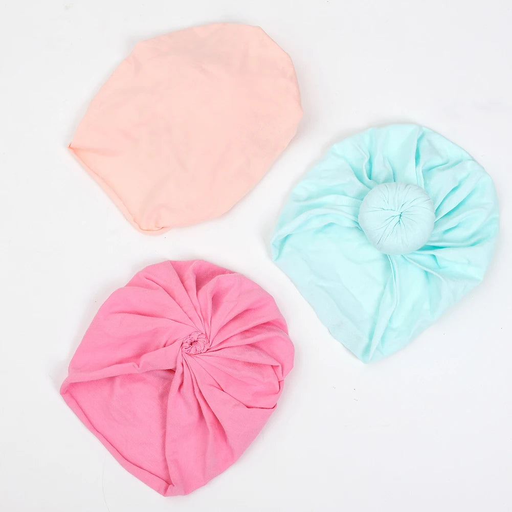 Bonnet turban donuts en coton