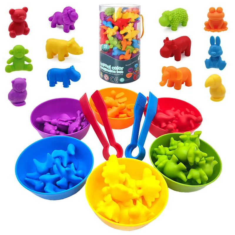 Jouet de tri d'animaux montessori