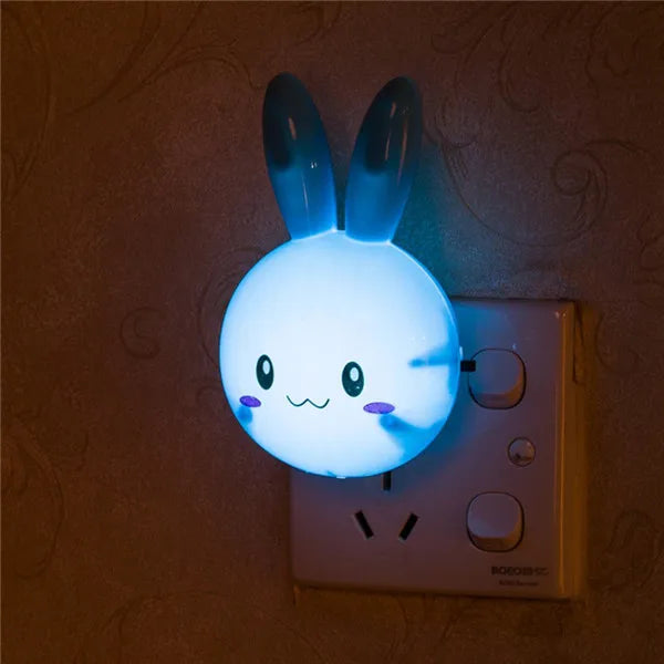 Lampe à applique murale en forme de lapin
