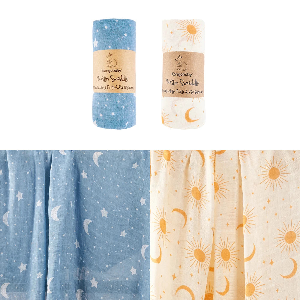 Couverture en tissu de mousseline pour bébé