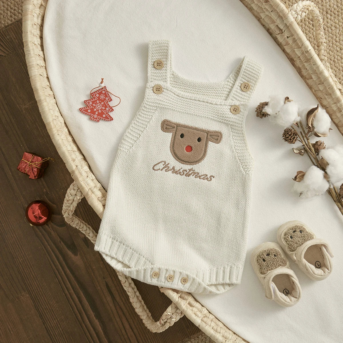 Barboteuse en tricot pour bébé garçon et fille