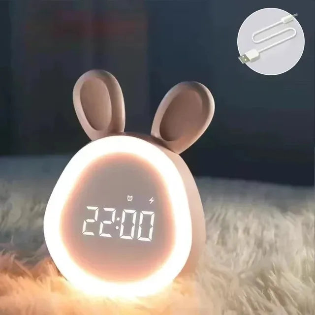 Lampe de chevet intelligente avec horloge et alarme