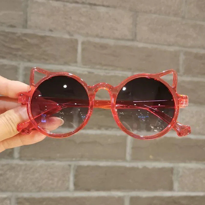 Lunettes de soleil en forme de chat pour enfants