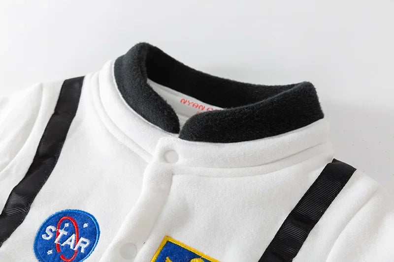 Déguisement bébé astronaute blanc body