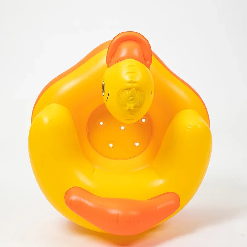 Jouet bébé siège gonflable en forme de canard