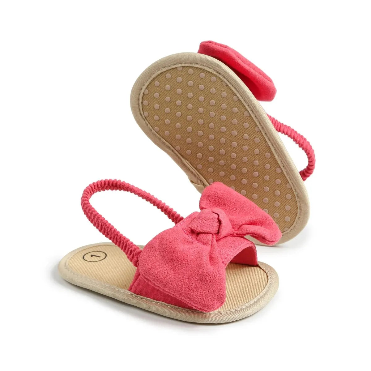Sandales d’été avec un noeud pour bébé