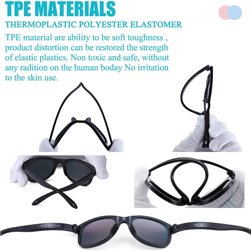 Lunettes de soleil avec sangle reglable pour bébés