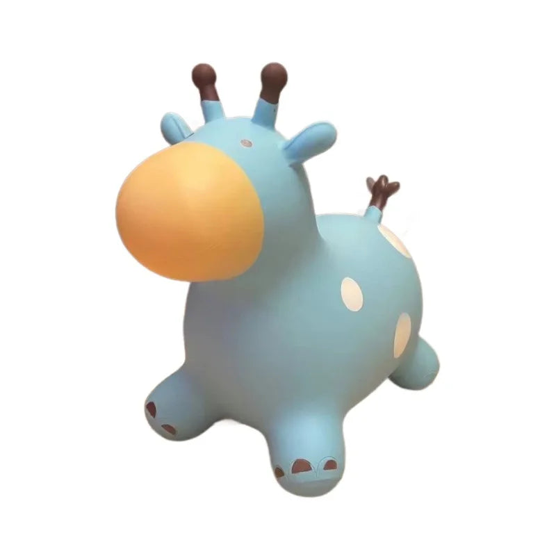 Trémie gonflable en forme de girafe