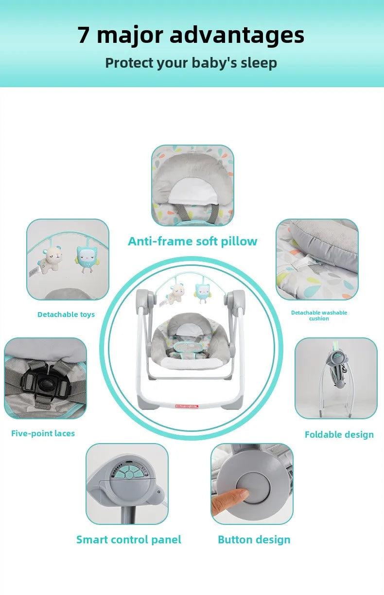 Siège à bascule multifonctionnel pour bébé