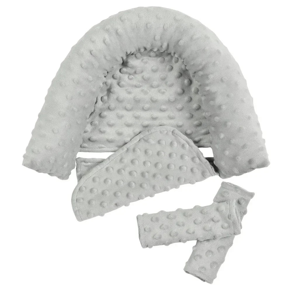 Oreiller cale tête de bébé avec ceinture