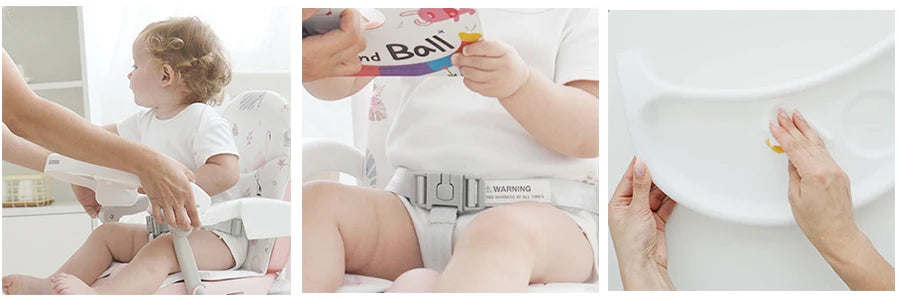 Chaise pliable multifonctionnelle pour bébé