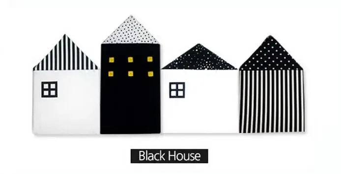 Tour de lit pare-chocs Motifs maisons pour bébé