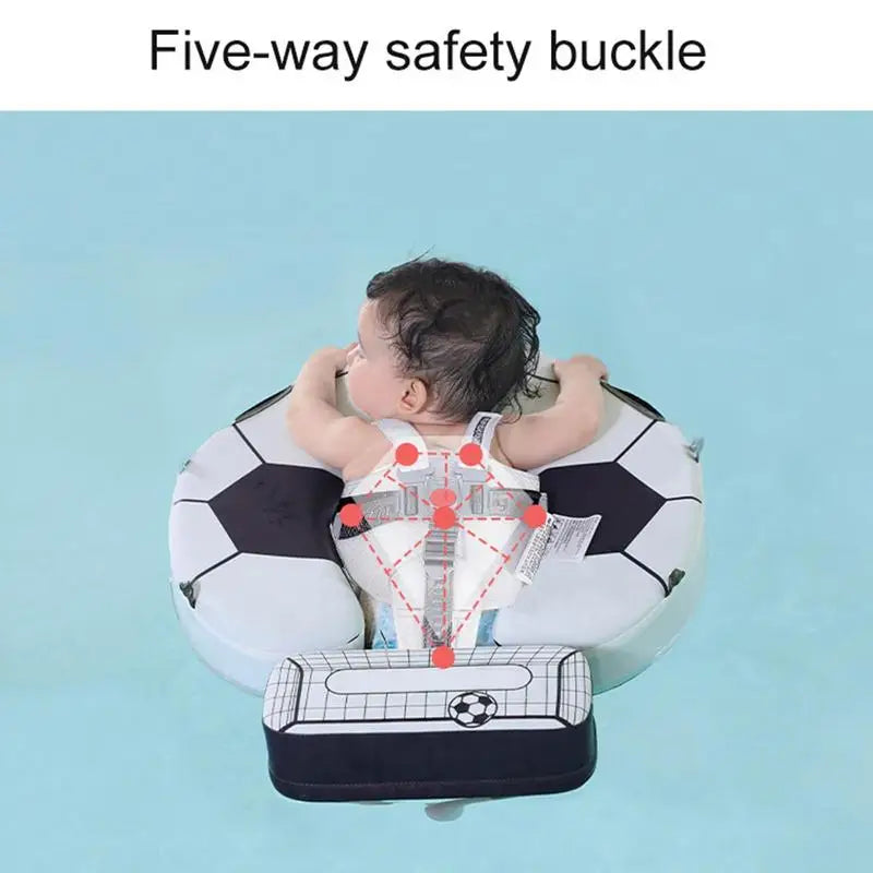 Bouée pour bébé avec motif de ballon de football