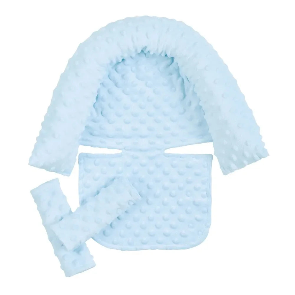 Oreiller cale tête de bébé avec ceinture