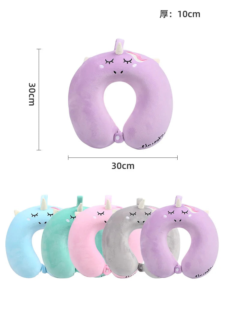 Oreiller licorne en forme de U