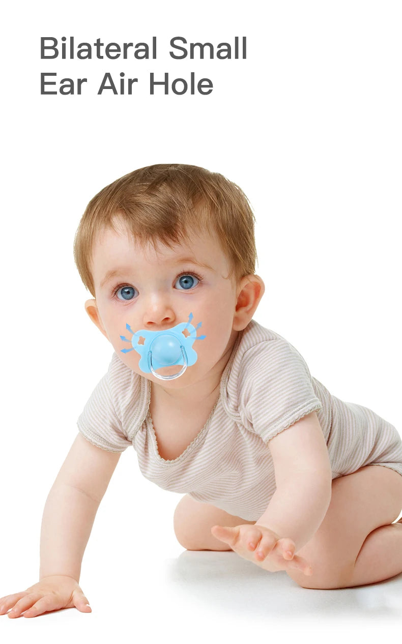 Sucette en silicone de couleur vive pour bébé