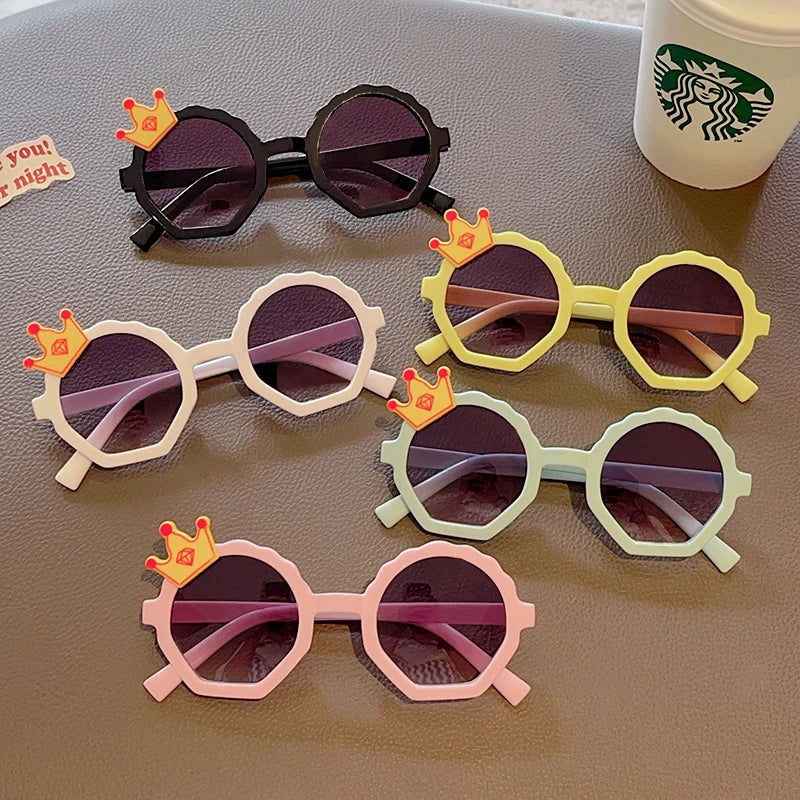 Lunettes de soleil en forme de mignon polygone pour enfants