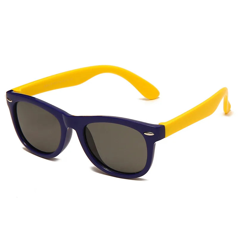 Lunettes de soleil classiques en Silicone pour enfants,