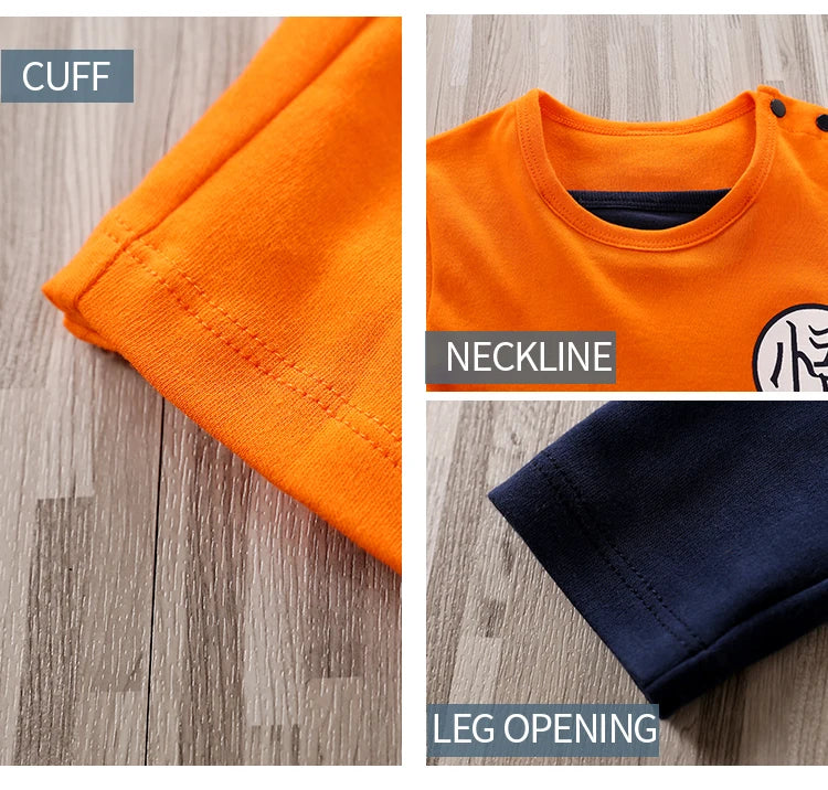 Grenouillère de style DBZ pour bébé