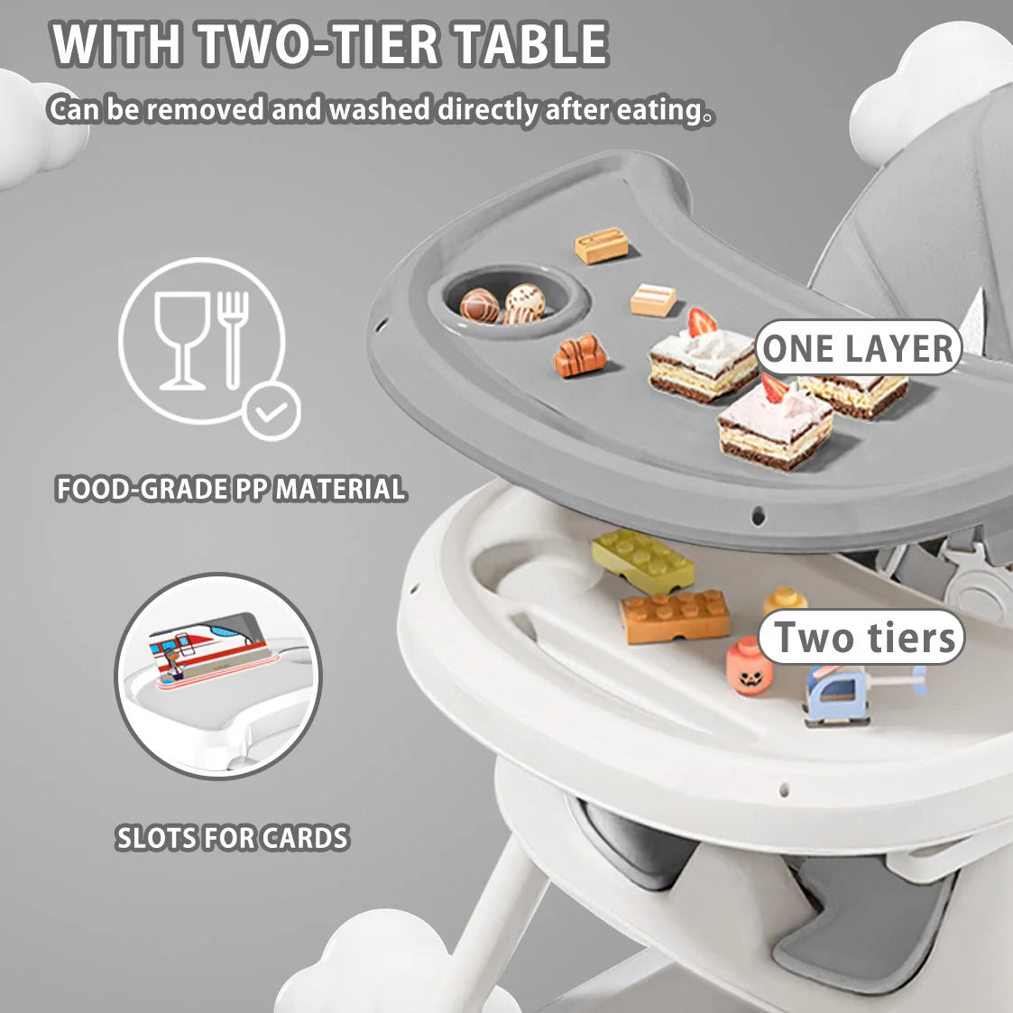Chaise bébé pliable