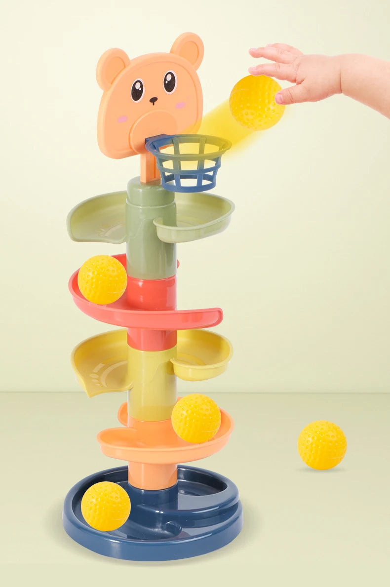 Jouet Montessori interactif pour bébé Roll Ball