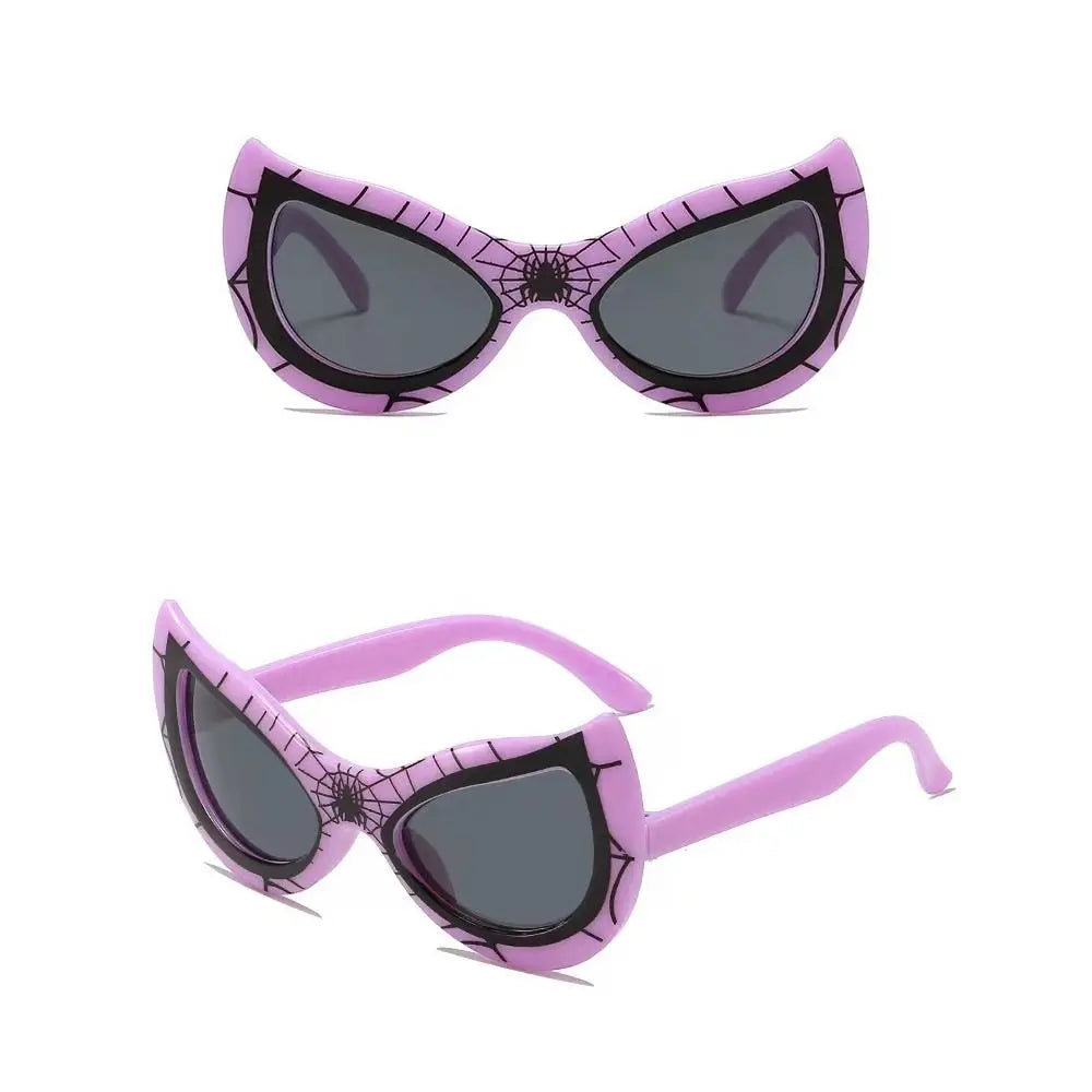 Lunette de soleils à motif de toiles d’araignées pour bébé