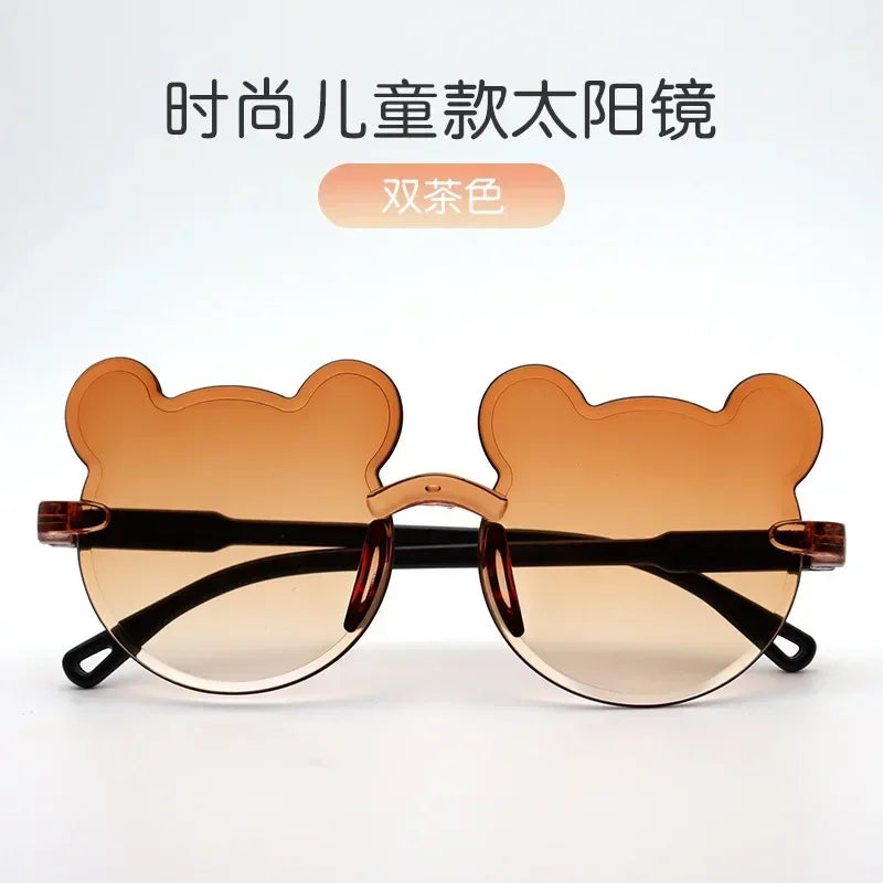 Lunettes de soleil en forme de tête d’ours pour bébé
