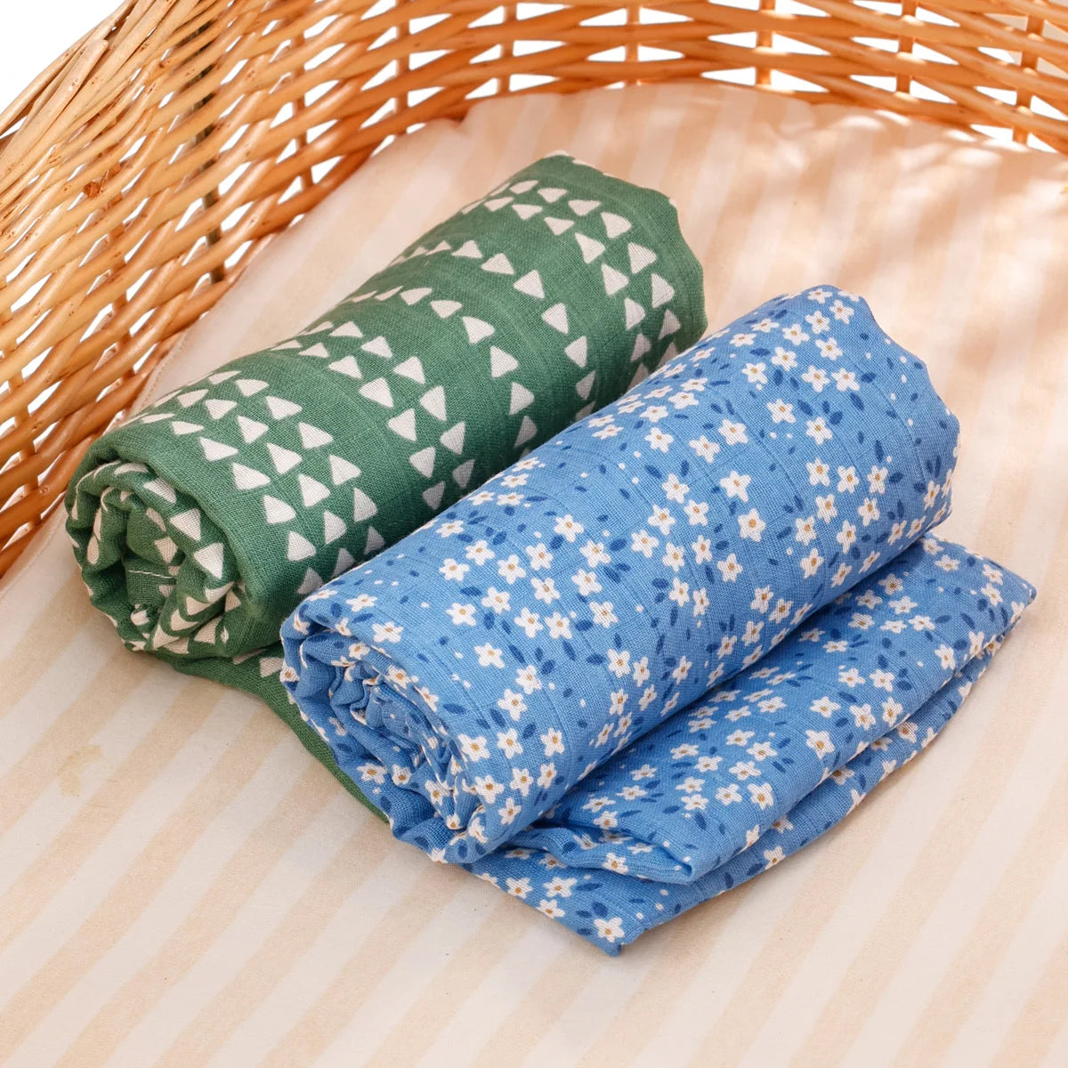 Couverture en tissu de mousseline pour bébé