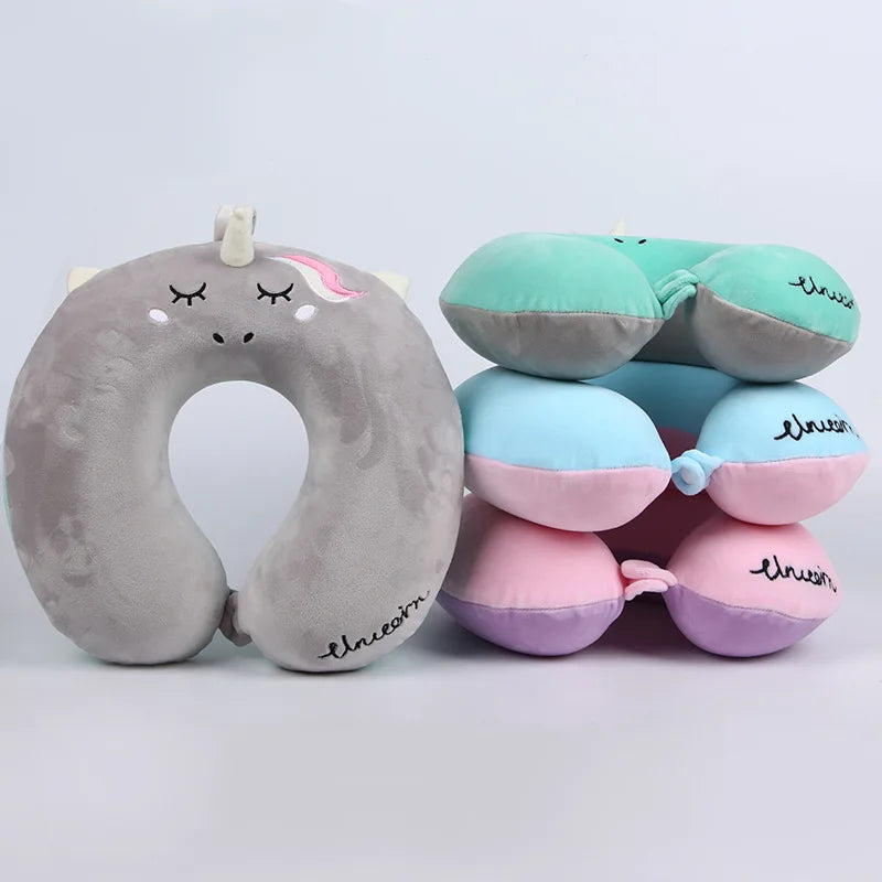 Oreiller licorne en forme de U