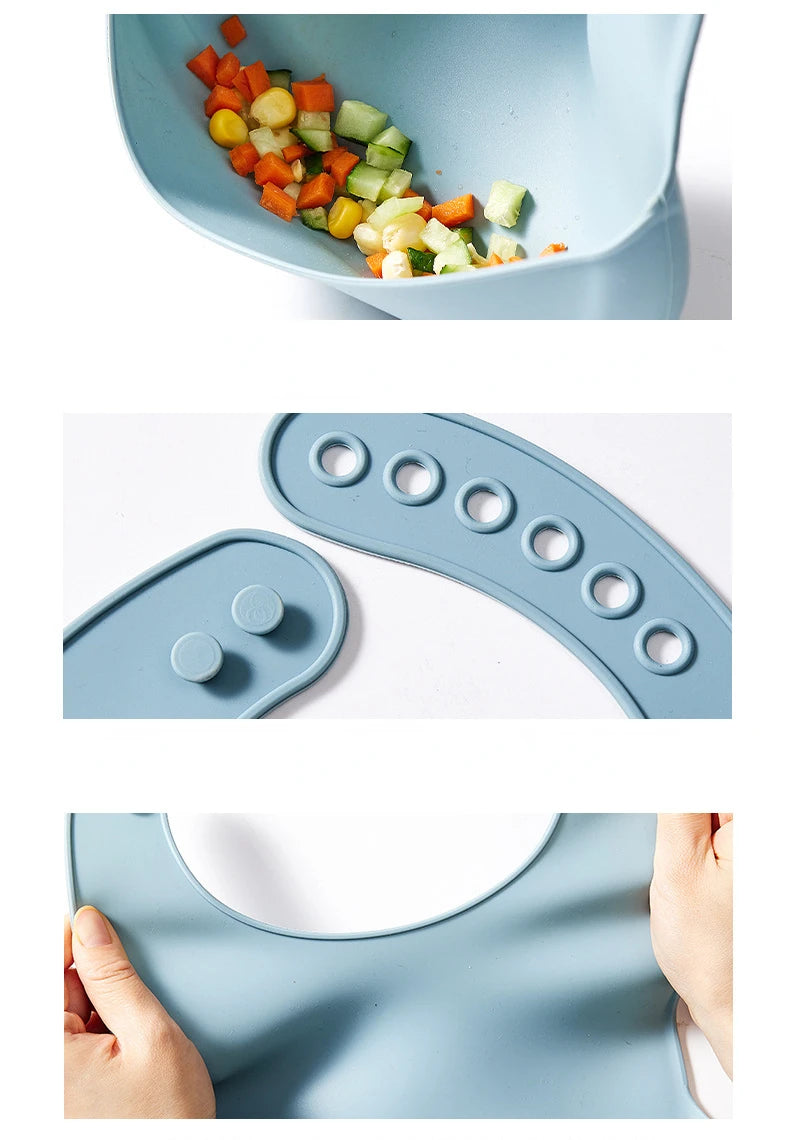 Bavoir en silicone pour bébé