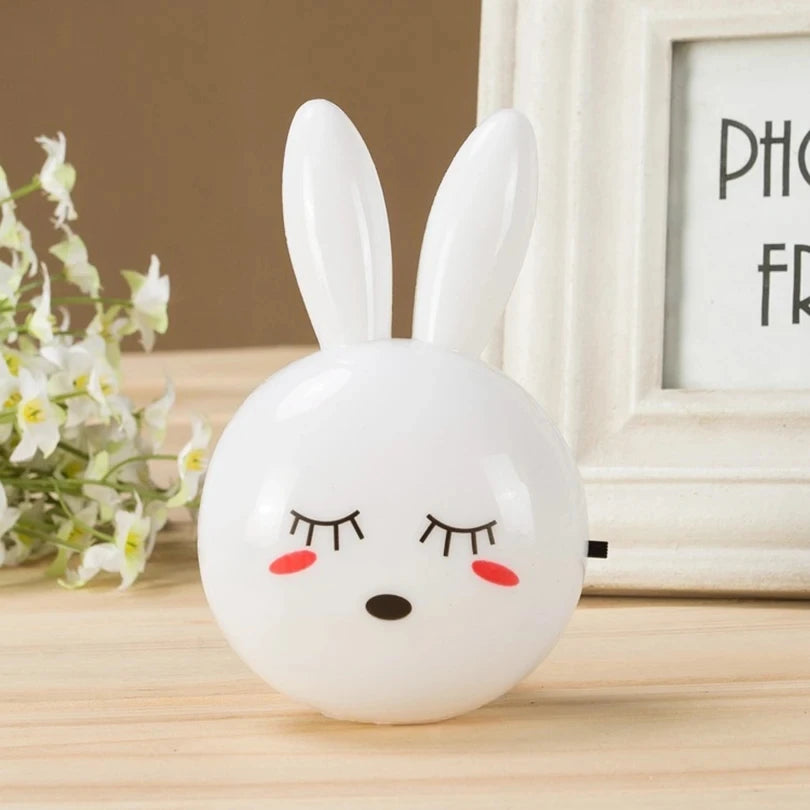 Lampe à applique murale en forme de lapin