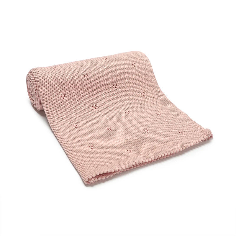 Couverture tricotée et décontractée pour bébé