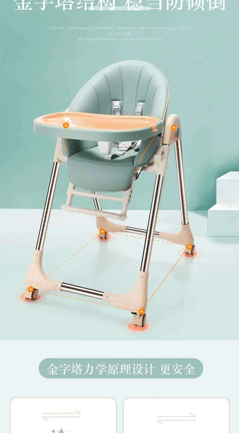 Chaises à manger pliantes pour bébés