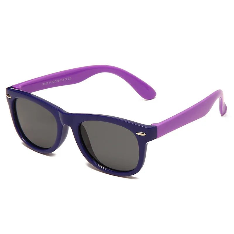 Lunettes de soleil classiques en Silicone pour enfants,