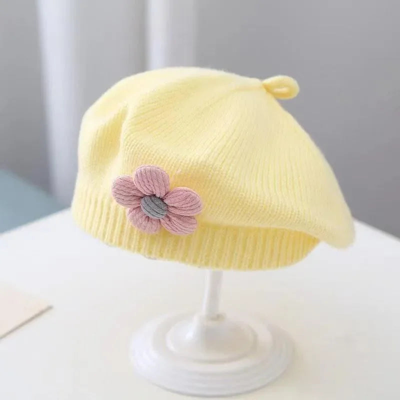 Bonnet tricoté pour filles
