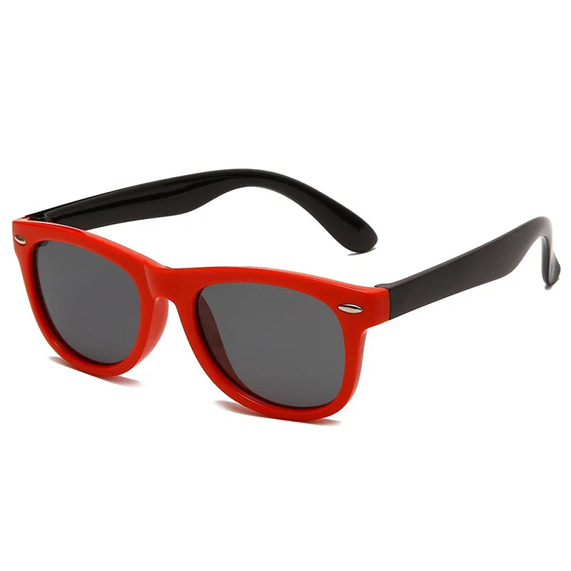 Lunettes de soleil classiques en Silicone pour enfants,