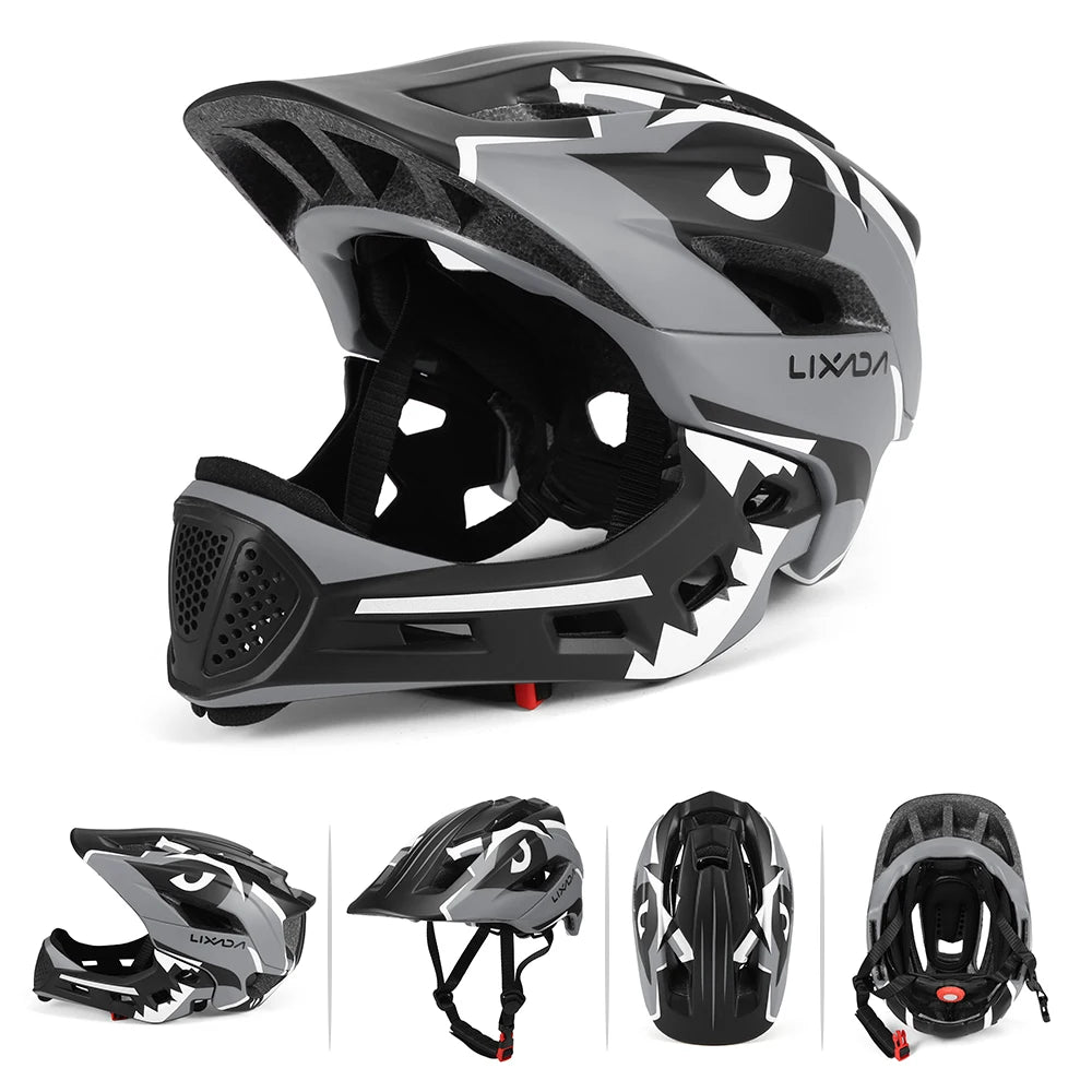 Casque vélo intégral détachable pour enfants VTT BMX