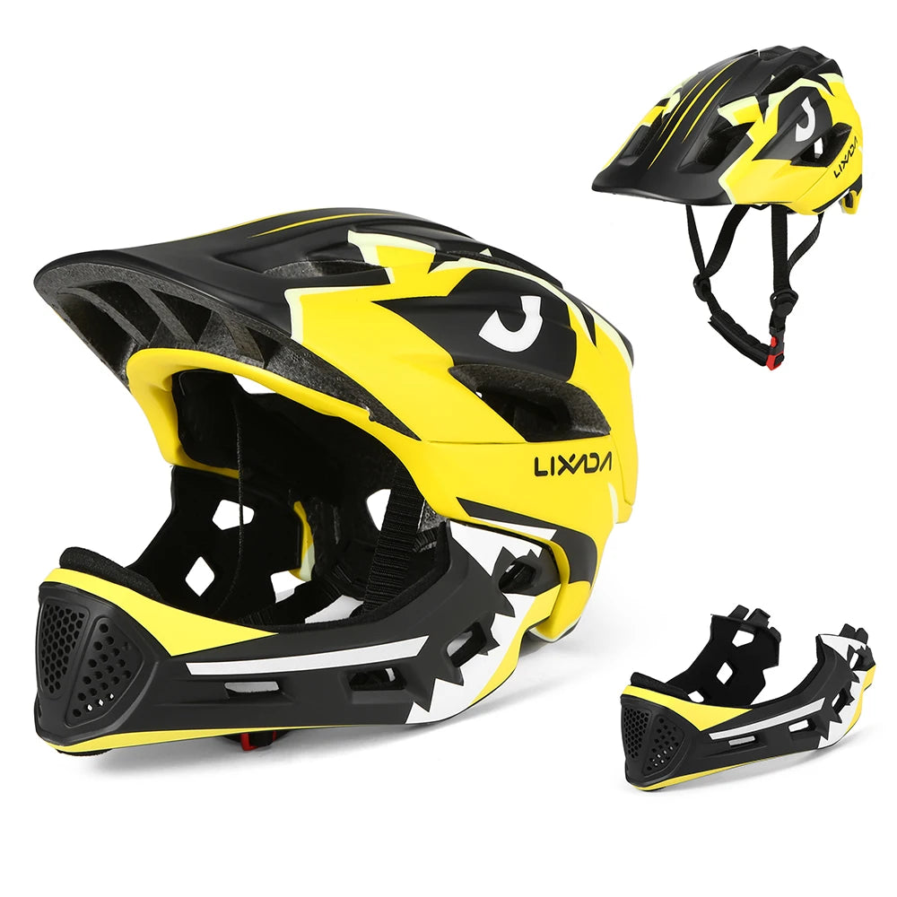 Casque vélo intégral détachable pour enfants VTT BMX