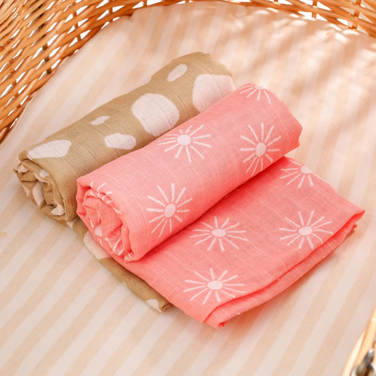Couverture en tissu de mousseline pour bébé
