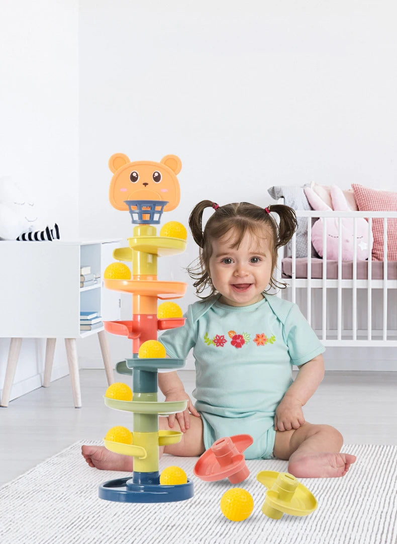 Jouet Montessori interactif pour bébé Roll Ball