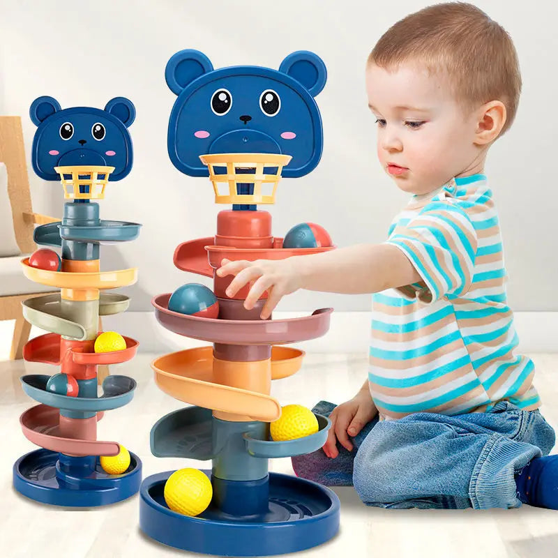 Jouet Montessori interactif pour bébé Roll Ball