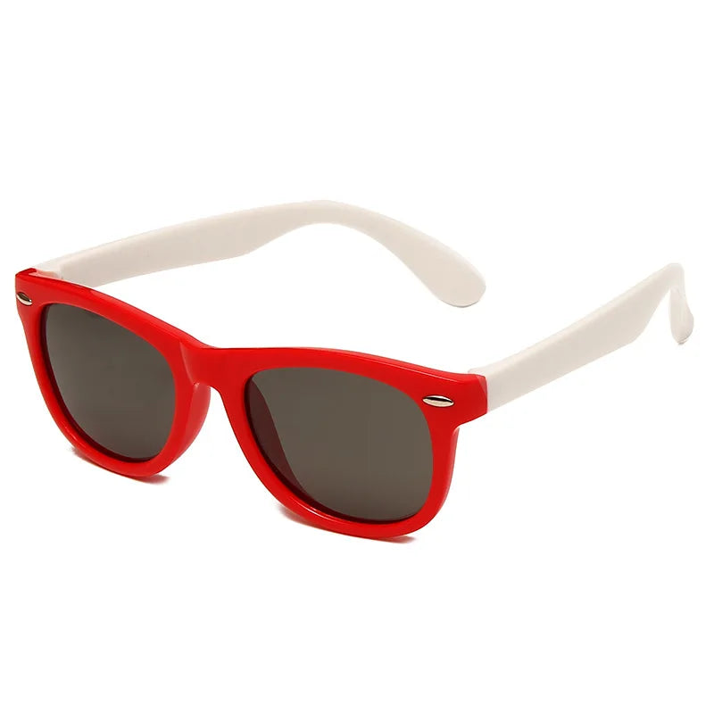 Lunettes de soleil classiques en Silicone pour enfants,